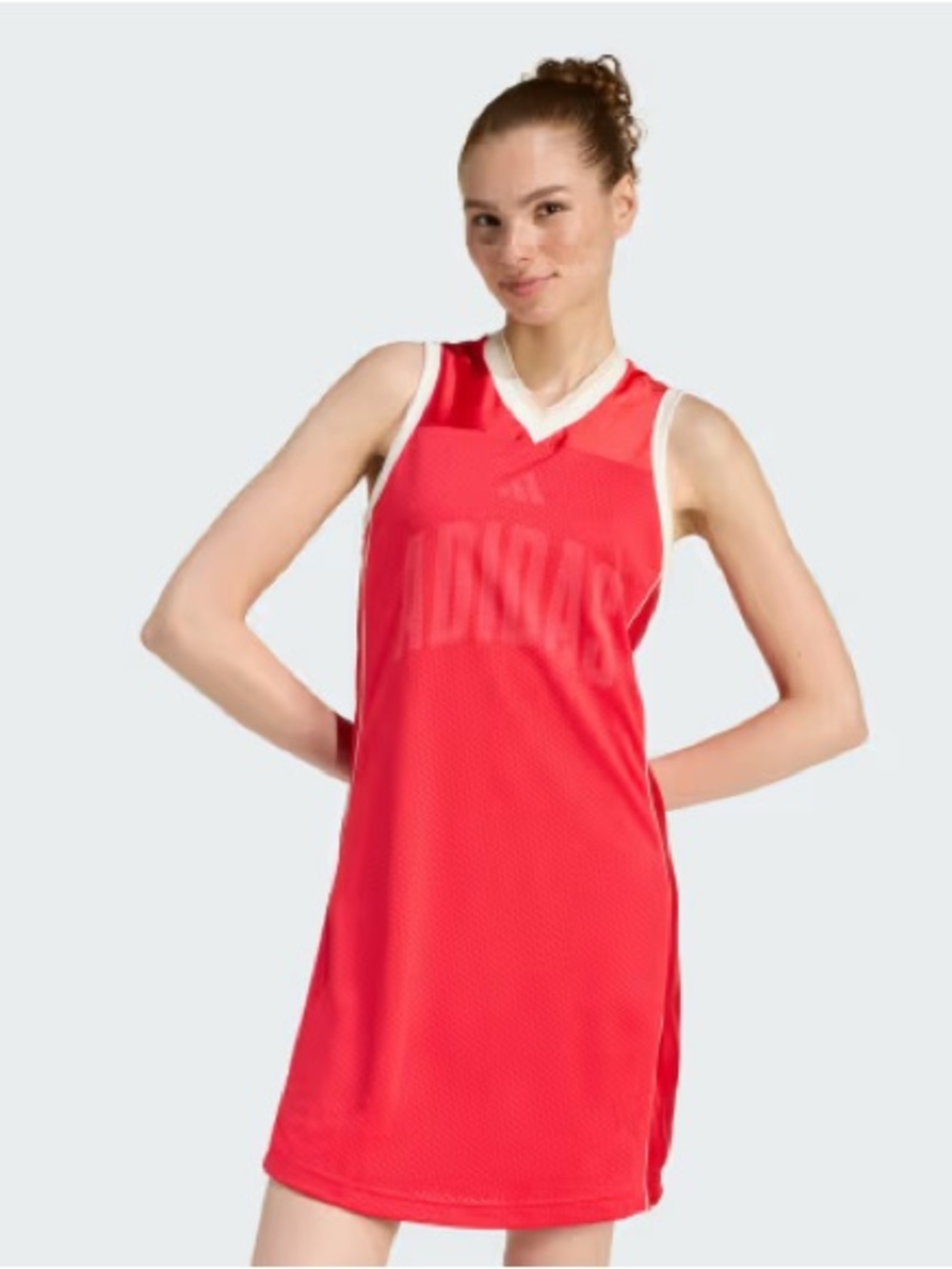 adidas Red Mesh 'Cardinals' Athletic Sleeveless Dress - New Without Tag